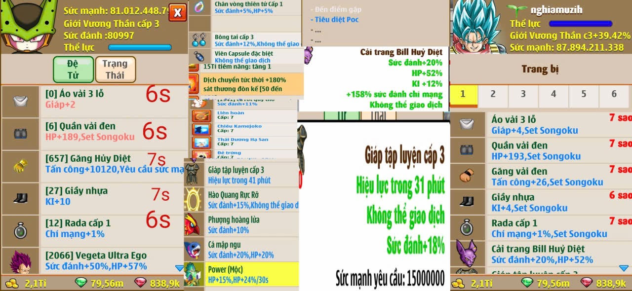 trái đất ngon gần full all 7sao sd pk ct ngon giá rẻ