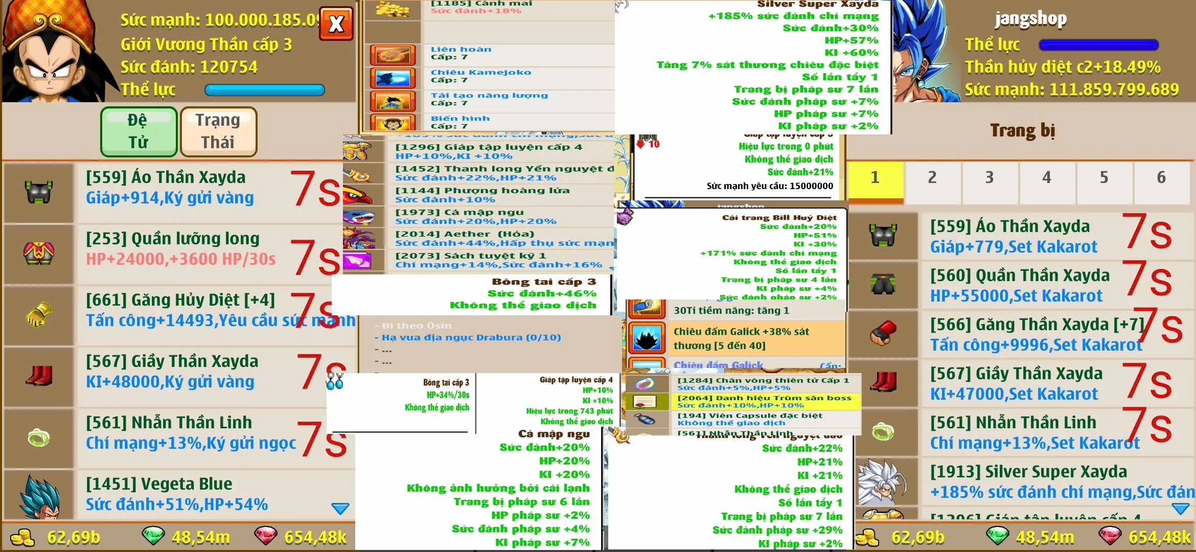 xayda siêu vip sec kkr full7 pem nát boss vs 2 skh nappa 6-7s ct pk các thứ maxping giá siêu rẻ sv2
