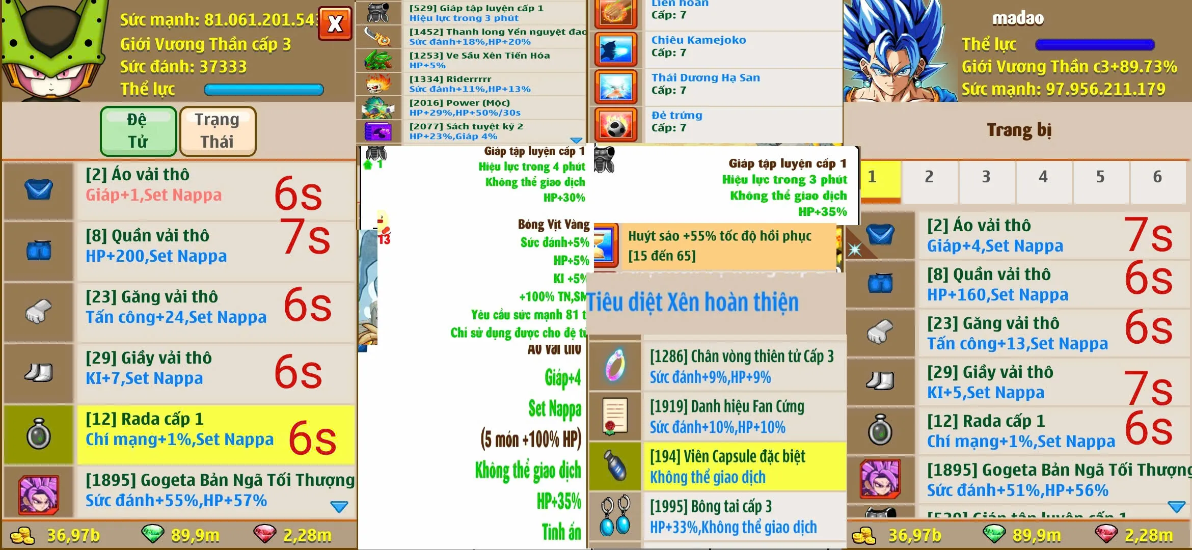 xayda xịn full ct pk mốc nạp cao 2 sec nappa 7-6s giá rẻ