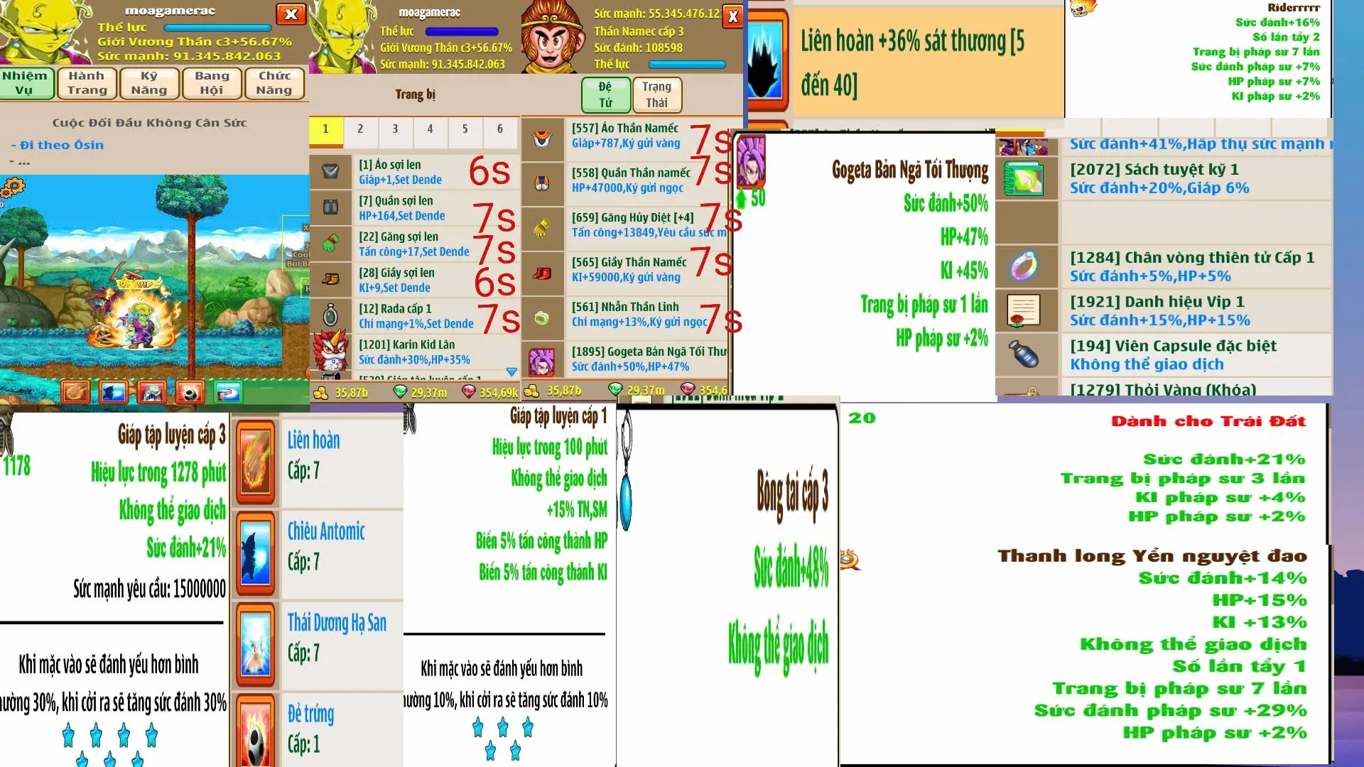 namek liên hoàn 2 f7 ngon lành ct pk các thứ ổn vãi đệ ngộ ko về pem boss pk nrsd siêu đã